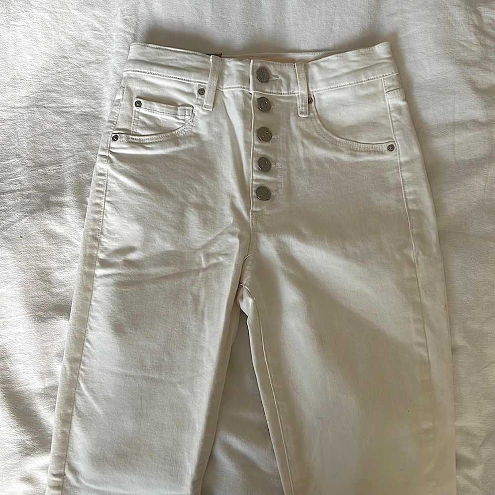 NWT Garage white jeans
